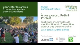 Miniature : Atelier sur les pratiques inspirantes de mobilisation et d’animation autour des parcs urbains