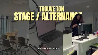 Miniature : TROUVER UN STAGE / ALTERNANCE DANS LE SOCIAL 