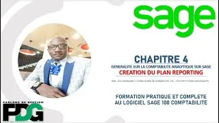 Miniature : SAGE 100 COMPTABILITÉ CHAP 4 SUITE: la comptabilité analytique su Sage - création du plan reporting
