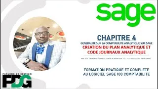 Miniature : SAGE 100 COMPTABILITÉ CHAP 4: la comptabilité analytique sur sage - PLAN ANALYTIQUE ET CODE JOURNAUX