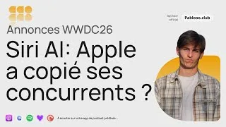 Miniature : Analyse Siri AI: 2 opportunités Design saisies par Apple à la WWDC26 - Podcast Product Design