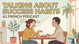 Miniature : French conversation for beginners | Talking about Success Habits | French Podcast A1