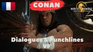 Miniature : CONAN Le Barbare - Intros & Dialogues VF , MORTAL KOMBAT 1 Khaos Reigns