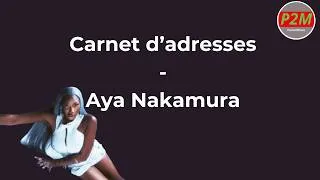 Miniature : Paroles Carnet d'adresses - Aya Nakamura [son officiel]