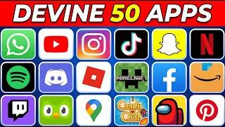 Miniature : 📱 DEVINE L'APPLICATION ! 50 LOGOS À RECONNAÎTRE | Party Quiz