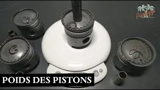 Miniature : 22 Révision du moteur - mesure des cylindres et des pistons (partie 3 : poids des pistons)
