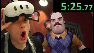 Miniature : J'ai SPEEDRUN Hello Neighbor VR !!