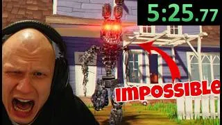 Miniature : J'ai SPEEDRUN le mod BONNIE sur Hello Neighbor | il est vraiment difficile