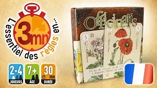 Miniature : Les règles d’OFFICINALIS en 3mn - Robin Red Games