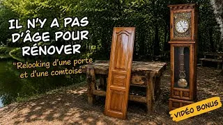 Miniature : Double relooking Shabby Chic : Ma comtoise de cuisine et ma porte secrète ! 🛠️