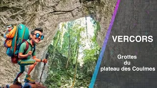 Miniature : #RANDONNÉE #VERCORS - #GROTTES DU PLATEAU DES #COULMES