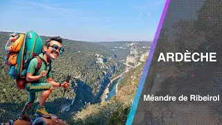 Miniature : #RANDONNÉE #ARDÈCHE - MÉANDRE DE #RIBEIROL