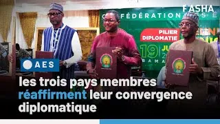 Miniature : AES : les trois pays membres réaffirment leur convergence diplomatique