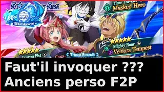 Miniature : ANCIENS PERSO F2P DISPONIBLE ET PRESENTATION DES NOUVEAUX PERSO | SLIME - ISEKAI MEMORIES FR