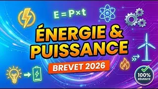 Miniature : ⚡ ÉNERGIE et PUISSANCE - Formules et Méthodes | Brevet 2026