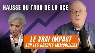 Miniature : Hausse taux BCE : le risque sur le crédit immobilier ?