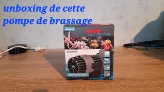 Miniature : Unboxing pompe de brassage eheim Reef 12