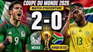 Miniature : 🔥 MEXIQUE 2-0 AFRIQUE DU SUD | RÉSUMÉ COMPLET | COUPE DU MONDE 2026. 