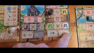 Miniature : Partie solo de Pirates de Maracaïbo avec l'extension commandants 🪙🏴‍☠️🦜
