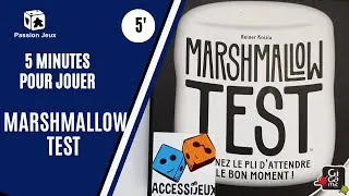 Miniature : 5 minutes pour jouer à Marshmallow Test ! - Règles accessibles avec sous titres