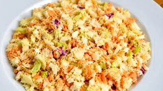Miniature : Salade coleslaw 🥬 Recette 