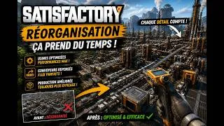 Miniature : SATISFACTORY #26 – Toujours en réorganisation, toujours en progression