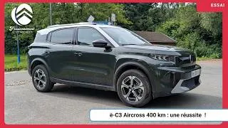 Miniature : Grand Essai Citroën ë-C3 Aircross Électrique (300 km) : Le SUV Familial Idéal ?