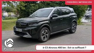 Miniature : Essai Citroën ë-C3 Aircross Grande Autonomie (400 km) : Mes premières impressions