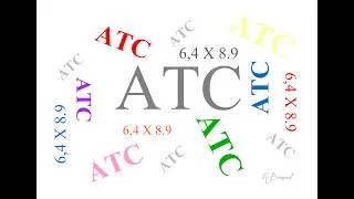 Miniature : 9 éme Série d'ATC prête pour le prochain l'ECHANGE   #atc #tuto #tutorial  #scrapbooking