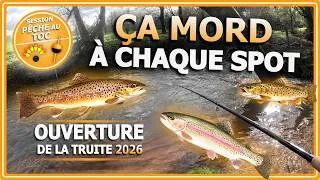 Miniature : Ça mord à chaque spot - Ouverture de la truite 2026 – Pêche au toc