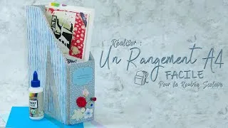 Miniature : Réaliser : Un Rangement A4 pour la Rentrée Scolaire 2023