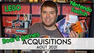 Miniature : Mes acquisitions d'août 2021 | Nintendo Switch, LEGO et Escape Game pour enfant!
