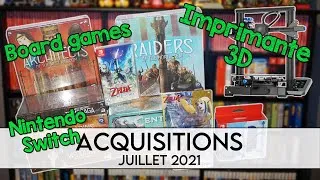 Miniature : Une tonne de board games et une imprimante 3D! | Mes acquisitions de juillet 2021