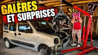 Miniature : Ce Renault Kangoo est MAUDIT 😂, on change le moteur mais...
