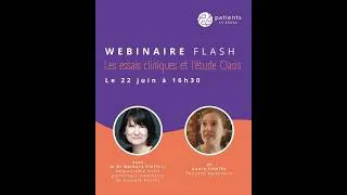 Miniature : Webinaire Flash  "Les essais cliniques et l'étude OASIS"  - 22 juin 2026
