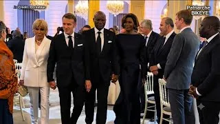 Miniature : 😱 Les présidents Macron et Oligui Nguema avec leurs épouses en dîner au palais de l'Élysée 