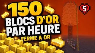 Miniature : Cette FERME À OR produit 150 BLOCS D’OR par heure ! [Minecraft 26.1 : EP5]