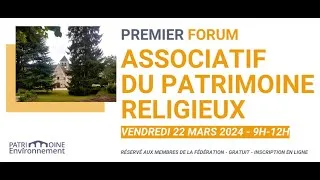 Miniature : Premier forum associatif du patrimoine religieux