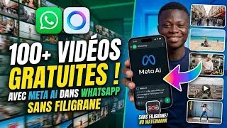 Miniature : Comment générer des vidéos IA GRATUITEMENT dans WhatsApp 🔥