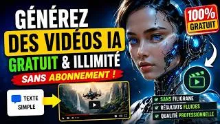 Miniature : Cet IA Génère Vidéos GRATUITEMENT   Et Personne n'en Parle !