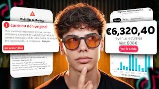 Miniature : Comment publier des vidéos NON-ORIGINALES sur TikTok sans STRIKE (+3000€/mois)