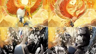Miniature : Ho-Oh & Lugia immersives New vs Old comparison side by side | TCG Pocket