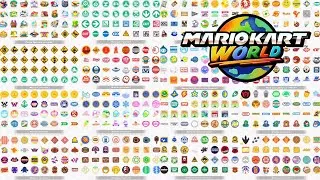 Miniature : 100% Stickers, All 1056 | Mario Kart World