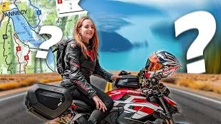 Miniature : 😵‍💫 UNE MOTARDE PERDUE ... à ANNECY (En Ducati)🏍️💨