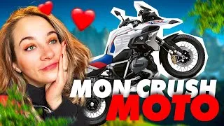Miniature : Une MOTARDE découvre une GS BMW ❤️ ( ft. @Walane )