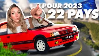 Miniature : Je vais faire ... 20 PAYS en 22 JOURS ! 🚗 😱 (oui.)
