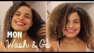 Miniature : Mon wash and go sur cheveux naturels colorés 3c 4a
