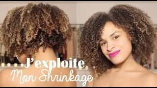 Miniature : Mes cheveux Shrink // Comment j'exploite mon shrinkage (rétrécissement des cheveux)