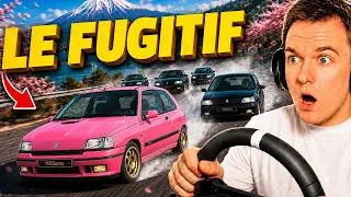 Miniature : 1 VS 10 Course Poursuite sur Forza Horizon 6 ! Le Fugitif | Épisode 5 (Clio Williams & BMW M3)