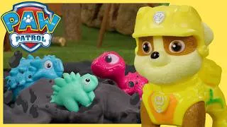 Miniature : Des bébés dinosaures qui coulent | La Pat' Patrouille | Jeu de jouets pour enfants
